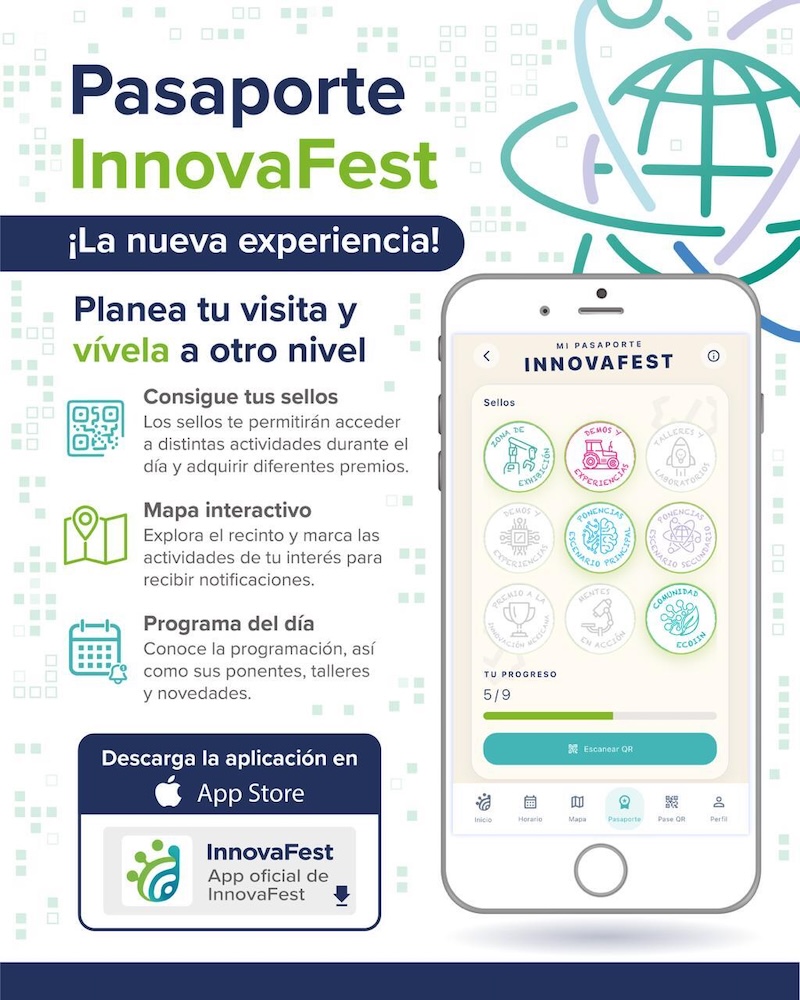 Pasaporte Innovafest | Planea tu visita y vivela a otro nivel
